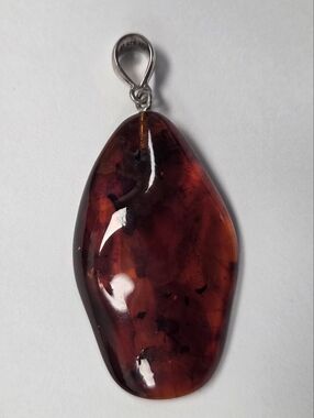 Vintage ZIV Baltic Amber Pendant